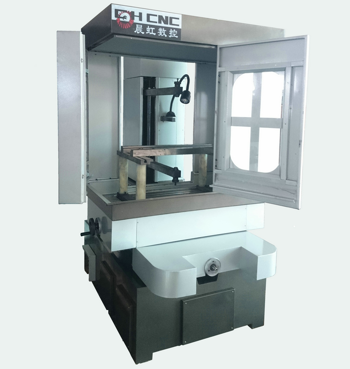 半護(hù)罩型弓架運(yùn)動(dòng)式數(shù)控金剛石線切割機(jī)/數(shù)控砂線切割機(jī)，鋁型材石墨模具切割機(jī)

