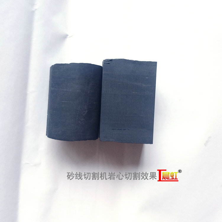 金剛石線切割機(jī)切割頁巖效果