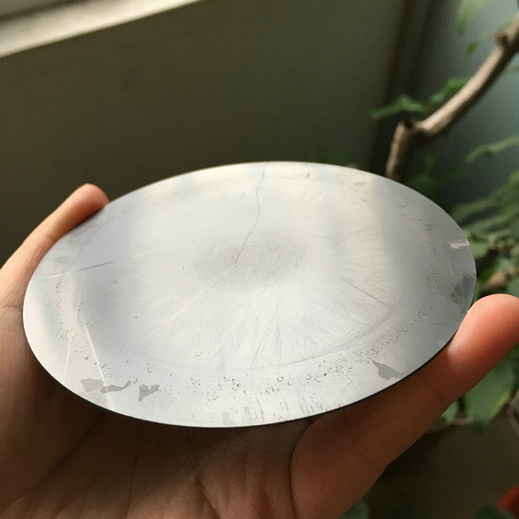 加工實例:泰州晨虹CHSX5620-XW數(shù)控金剛石線雙絲筒機(jī)床切割直徑100mm碳化硅效果