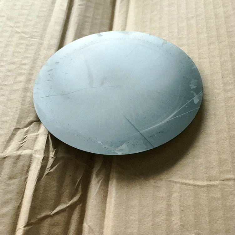 加工實例:泰州晨虹CHSX5620-XW數(shù)控金剛石線雙絲筒機(jī)床切割直徑100mm碳化硅效果