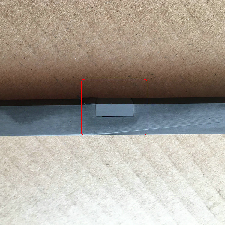 小條狀脆性材料用金剛石線切割機(jī)切樣效果